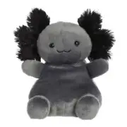 Aurora - Palm Pals - Party Sized - 8" Onyx Axolotl Adorable Stuffed Animal