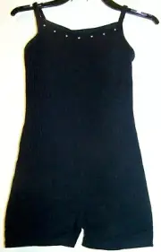 New Danskin Freestyle Black Unitard Size 4/5 NWT!!!