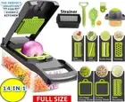 14-In-1 Vegetable Fruit Chopper Cutter Food Onion Veggie Dicer Slicer