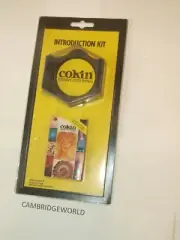 Cokin creative filter system ADAPTER NEW introduction kit w/ COKIN FILTER BOOKS