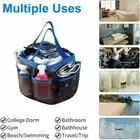 Mesh Shower Caddy Basket For College Dorm Room Essentials Portable Tote Bag