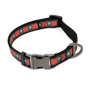 NRL South Sydney Rabbitohs Pet/Dog Reflective Adjustable Collar Nylon 38cm-58cm