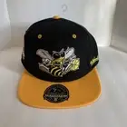 Charlotte Hornets Mitchell & Ness Hat - NBA Black & Yellow Toe Fitted