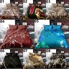 Marble Print Single/Double/Queen/King Bed Quilt/Doona/Duvet Cover Set Linen