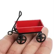 Odoria 1/24 Scale Dolls House Miniature Wagon Cart Dollhouse Garden Accessories