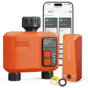WiFi Water Timer for Garden Hose with 984 ft Range,Smart 2- Zone Sprinkler Ti...