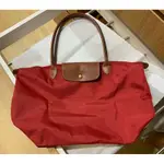 LONGCHAMP 長柄 紅色 L 手提袋 肩背包