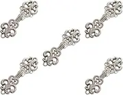 MsaHeuto 5 Pack Cloak Clasp Fasteners for Sweater and Scarf Attachments