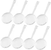 jojofuny 1set Magnifying Glass Handheld Reading Magnifier for Seniors for Nature Exploration Educational and Lightweight Design 8pcs