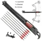 Compound Recurve Bow Hunting Archery Rapid Bow Shooter Launcher 6 Arrows Orbital