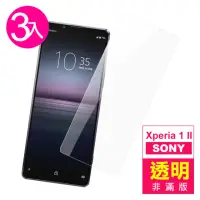 在飛比找momo購物網優惠-SONY Xperia 1II 高清透明9H鋼化膜手機保護貼