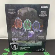 Disney Haunted Mansion Graveyard Busts ColorMorph 3-Way Pathway Stakes