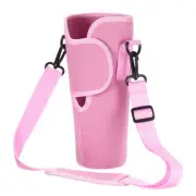 Water Bottle Carrier Bag for 30oz 40oz Tumbler Cup, Water Bottle Holder Pink