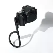 Black Adjustable Climbing Rope Camera Wrist Strap – w/ Peak Design Anchor