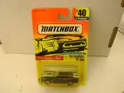1996 MATCHBOX SUPERFAST #40 69 CAMARO SS 396 CONVERTIBLE NEW ON CARD