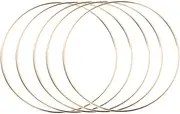 ULDIGI 5pcs Gold Metal Rings for Dream Catcher DIY Handicrafts Welded Design for Wall Hangings Smooth Finish for Mandalas and Spirit Catchers