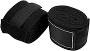 Sren Elastic Boxing Hand Wraps, Durable Boxing Hand Bandages, for Boxing Taekwondo(black)