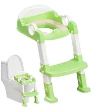 Nuhjytgf Potty Training Seat - Anti-Splash Foldable Toilet Seat Portable Design,Comfortable Handle Design Stool Potty Chair for Toddler and Kids