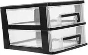 Alipis Small Desk Organizer Plastic Drawer Tabletop Storage Office Supply Australia