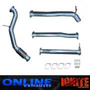 FORD PX RANGER 2.2L 2011-2016 FULL EXHAUST WITH ELIMINATOR PIPE SILVER
