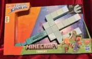 Nerf Super Soaker Minecraft Trident Water Blaster Pull Back Plunger Handle Kids