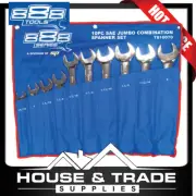 888 Tools Spanner Set 10 Piece SAE JUMBO T810070