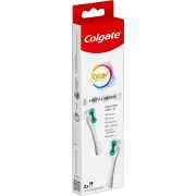 Colgate Toothbrush Total Battery Powered Replacement Brush Heads - Soft X 2
