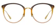Linda Farrow CALTHORPE LFL251 C84 Women’s Glasses Brown Size 51 - Private Health Rebate - Blue Light Block Available
