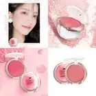 Long Lasting Rose Cheek Tint Blusher Monochrome Blush Palette Makeup Tool