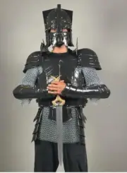 Dwarf Moria Dwarven Blackened Armor Medieval Armor Knight Half Suit of Armor