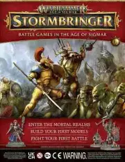 Warhammer Age of Sigmar Stormbringer Issue 1 - Magazine + 3 Miniatures & Dice
