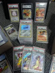5 PSA CGC Graded Pokemon Card Slab Lot One Guaranteed 10 Grade $100 Value