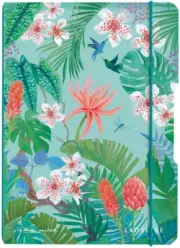 Flex Notebook A5 40 Sheets Dotted Ladylike Jungle Design