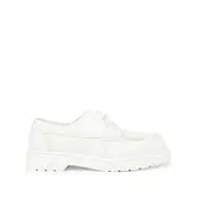 [Mm6 Maison Margiela] Mm6 Maison Margiela X Dr Martens Leather Loafers 36 IT WHITE