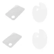 Thick Clear Acrylic Oval-shaped Rectangle-shaped Small Big Sizes