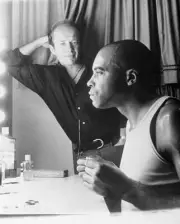 James Earl Jones Behind Scenes With Howard Sackler 1968 OLD BOXING PHOTO