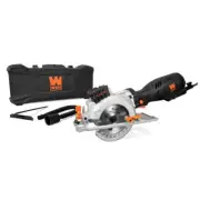 Mini Compact Circular Saw Laser Guide 4 1/2 Carrying Case Roto Cutter Tool Kit