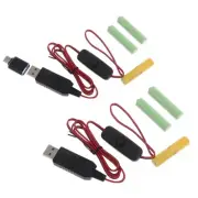 Type-C/USB to 4.5V Power Supply Cord 3x AAA Line with