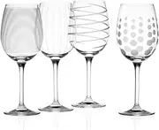 [Mikasa] Cheers Set of 4 Crystal White Wine Glasses, 450 ml (15 fl oz)