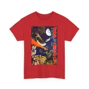 Godzilla vs Space Invader Movie Poster T-Shirt, Monster Mashup Shirt
