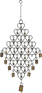 Deco 79 26465 Metal Decorative Wind Chime, 30-Inch