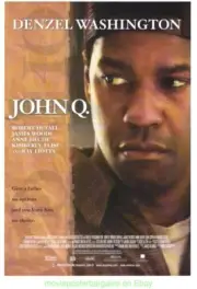 JOHN Q & UNSTOPPABLE MOVIE POSTER BOTH ORIGINAL 27x40 DENZEL WASHINGTON