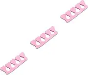 DRESSOOS 3sets Nail Art Toe Separators Eva Foam Toe Separators Pedicure Manicure Tool Kit 40pcs*3