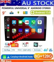 ✅8+128gb 8 core 4G sim slot universal 9 inch Android 14.0 stereo carplay+Android