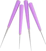 Gatuida 4Pcs Bead Reamer Tool Multi Functional Jewelry Craft Device for Beginners Easy to Use Hand Drill for Expanding Beads Gemstones Pearls Durable