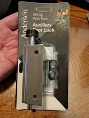 Andersen Stone Auxiliary Foot Lock for 200 & 400 Series Gliding Patio Doors NEW