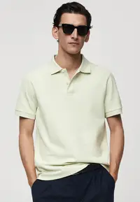 在飛比找ZALORA購物網優惠-Pique Polo Shirt