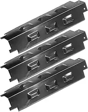 [Hongso] PPH531 (3-Pack) Porcelain Steel Heat Plate, Heat Shield, Heat Tent, Burner Cover, Vaporizor Bar, and Flavorizer Bar Replacement for Select Gas Grill Models by Charbroil, Grill King and Others