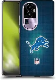 Head Case Designs Officially Licensed NFL LED Detroit Lions Artwork Soft Gel Case Compatible with Oppo Reno10 Pro+