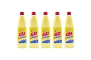 5x Ajax Home All Purpose Cream Cleanser Tough Stain Remover 375ml Lemon Scent
